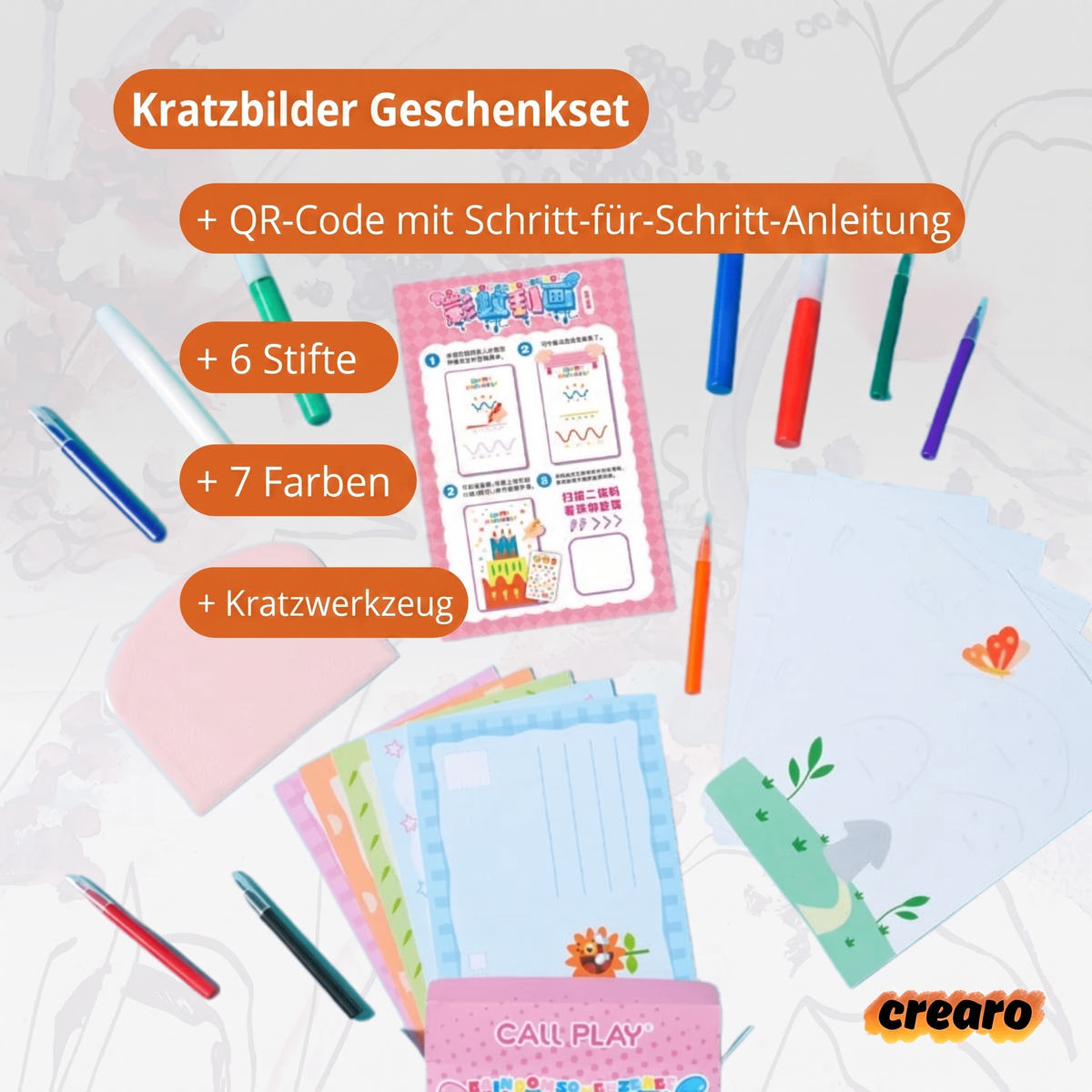 ScrapeCards – DIY Postkarten-Geschenkset voller Spaß