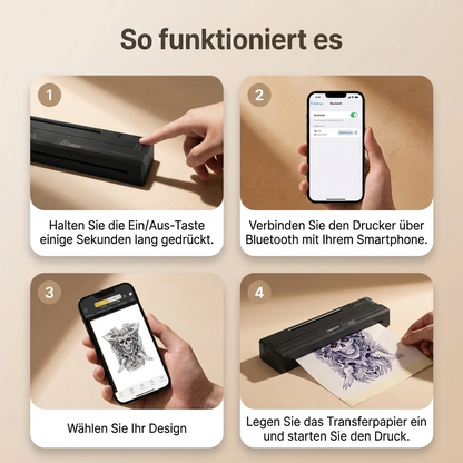 Kabelloser Schablonendrucker – Nie wieder unsichere Designs